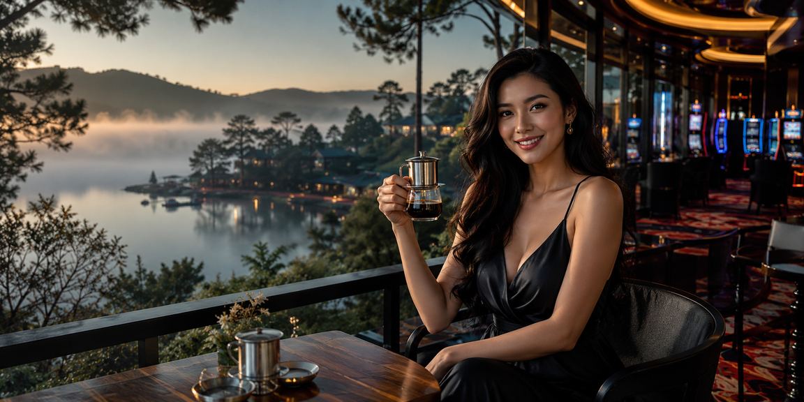 Người dùng tại Đà Lạt thực hiện giao dịch nạp tiền VNĐ trên điện thoại