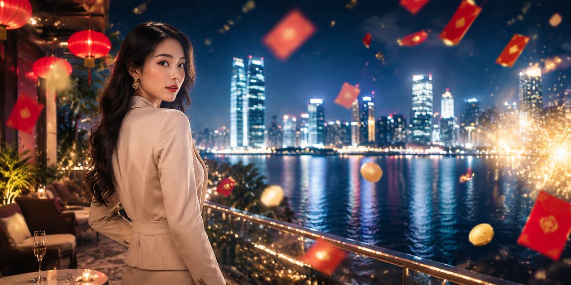 Người dùng kiểm tra tiền thưởng và ưu đãi nạp vốn tại Hà Nội bên ánh lồng đèn truyền thống